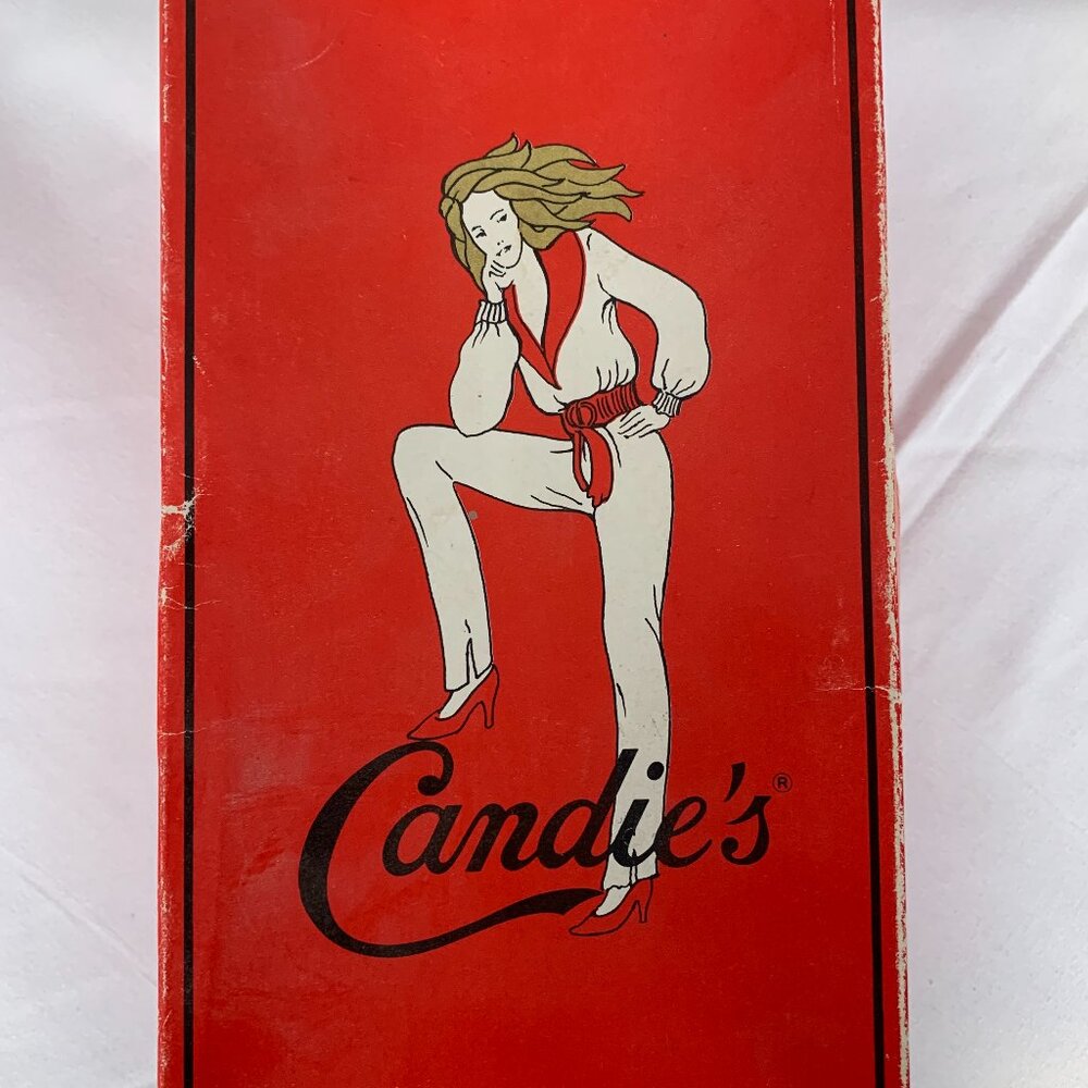 Vintage Candies Women's Shoes Size M Style Cortina Color Navy- Never Been Worn - Picture 4 of 5